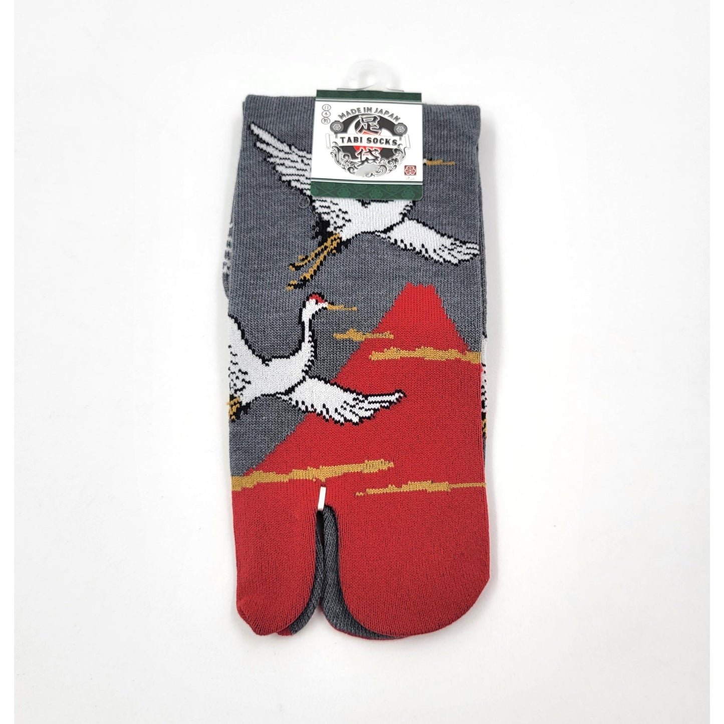 Chaussettes Japonaises Tabi - Motif Grue Taille EU40-45
