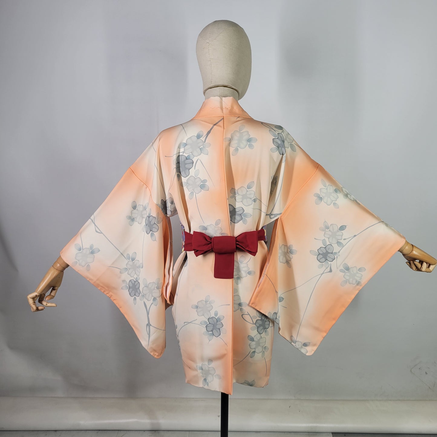 Ceinture réversible Musubi en coton - Motif floral 1