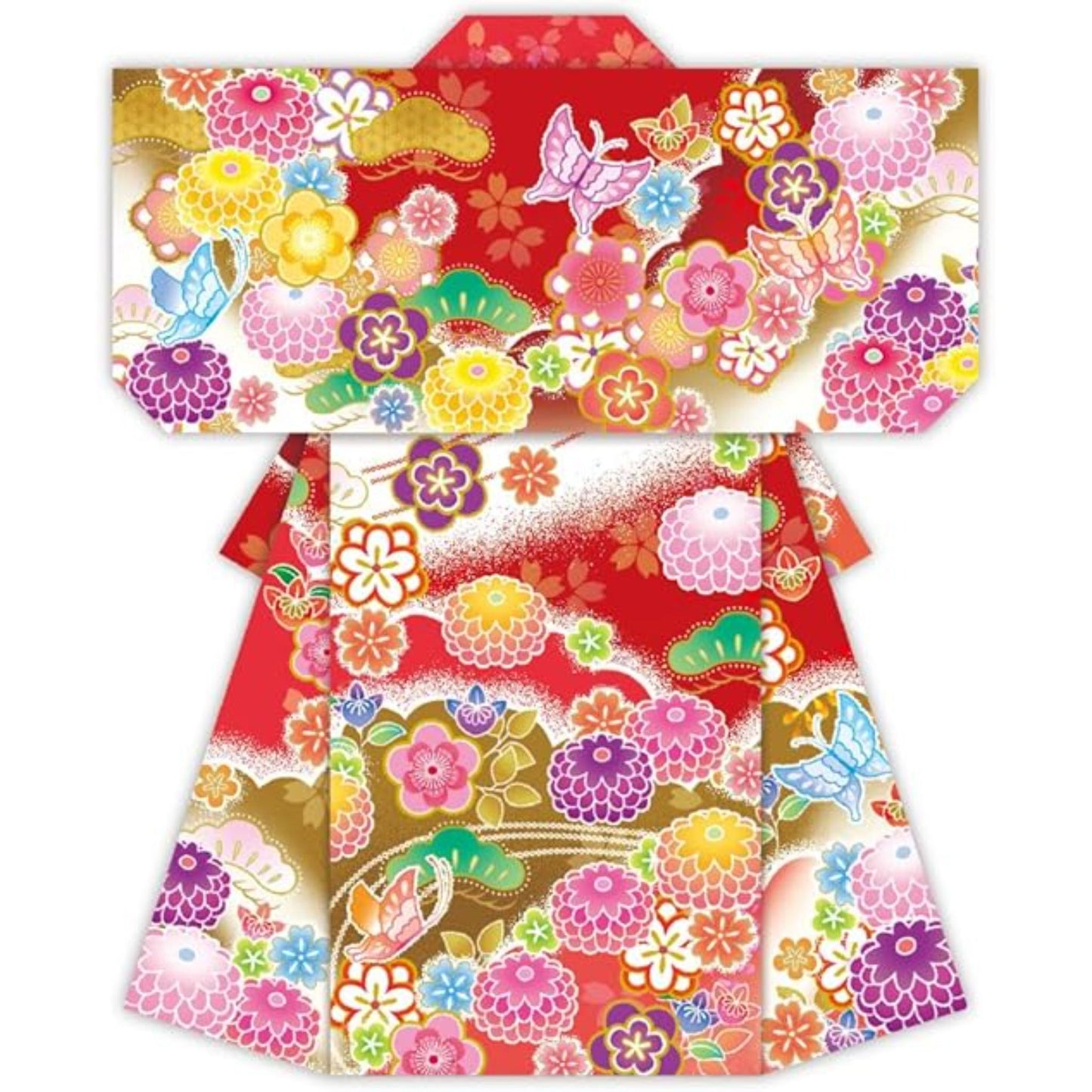 Origami Washi Yuzen - Motifs Kimono Traditionnels