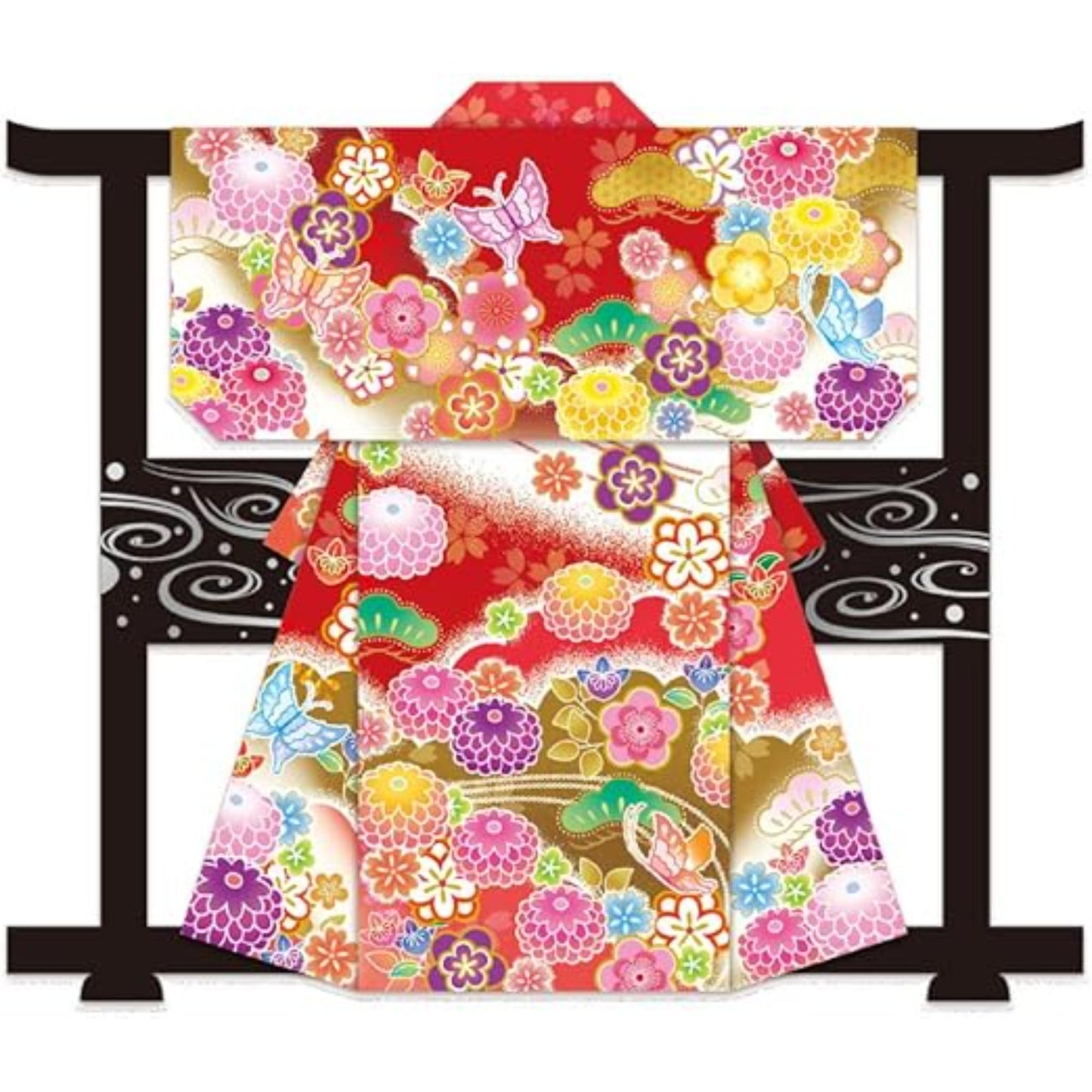 Origami Washi Yuzen - Motifs Kimono Traditionnels