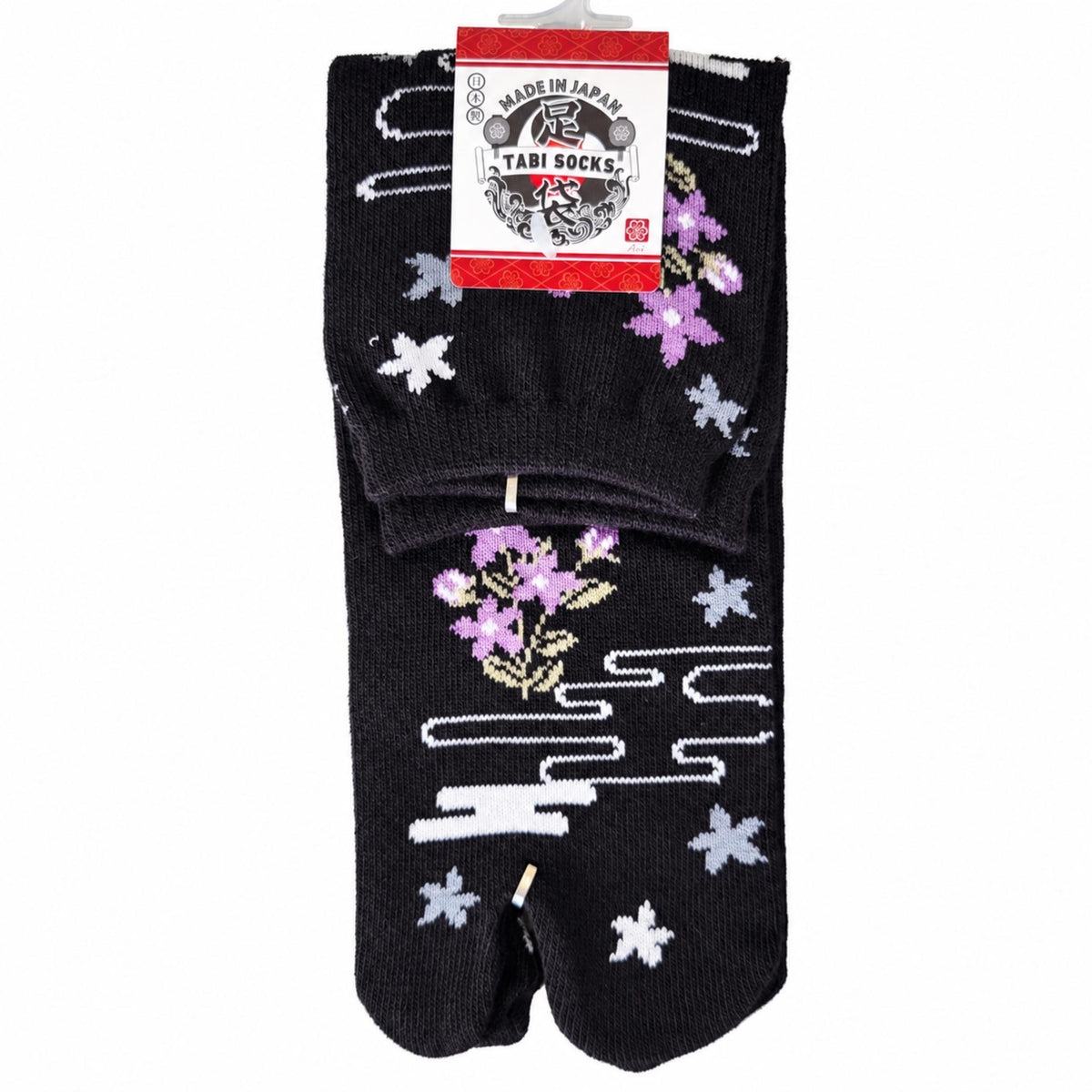 Chaussettes Japonaises Tabi - Fleur Etoilee - Taille EU 34-40
