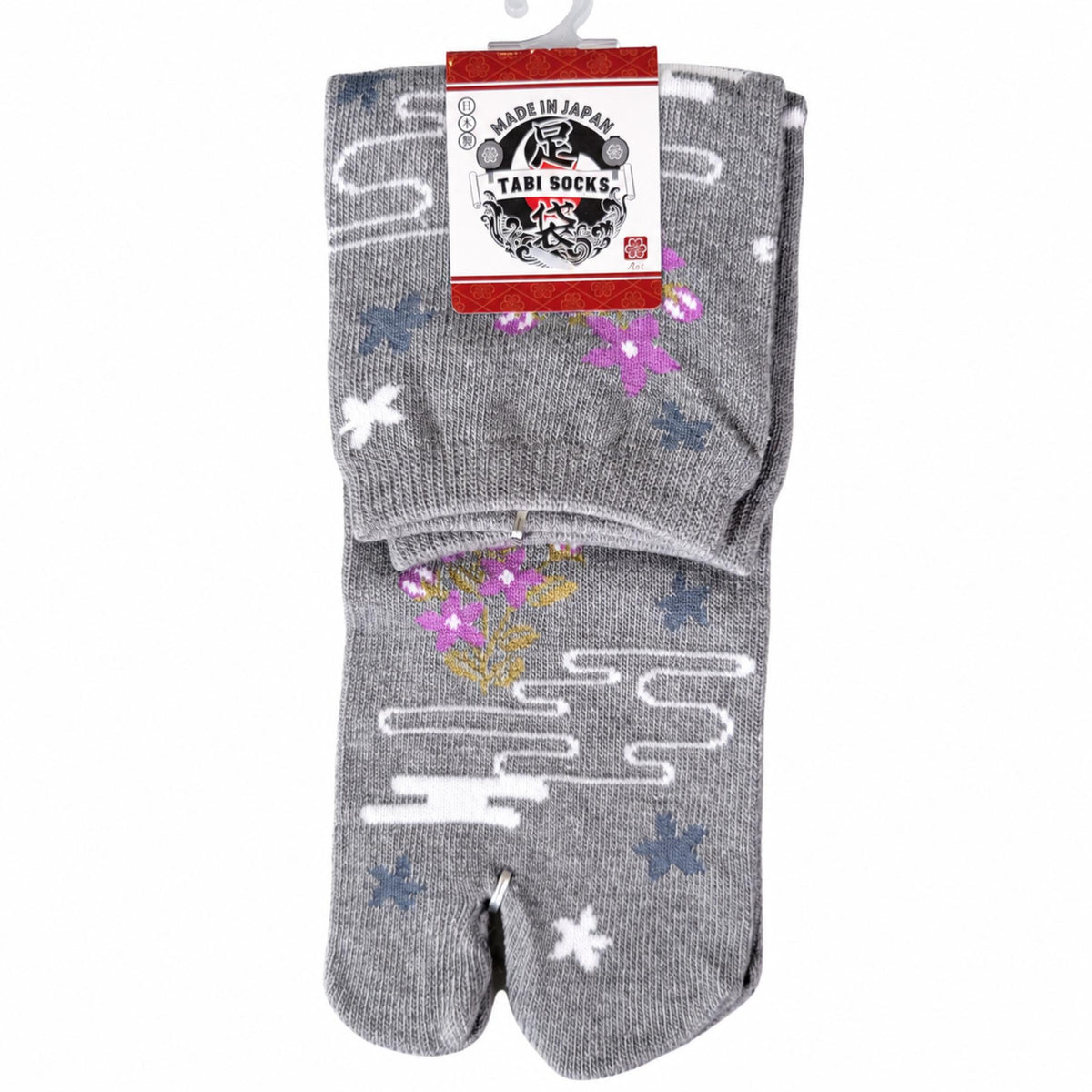 Chaussettes Japonaises Tabi - Fleur Etoilee - Taille EU 34-40