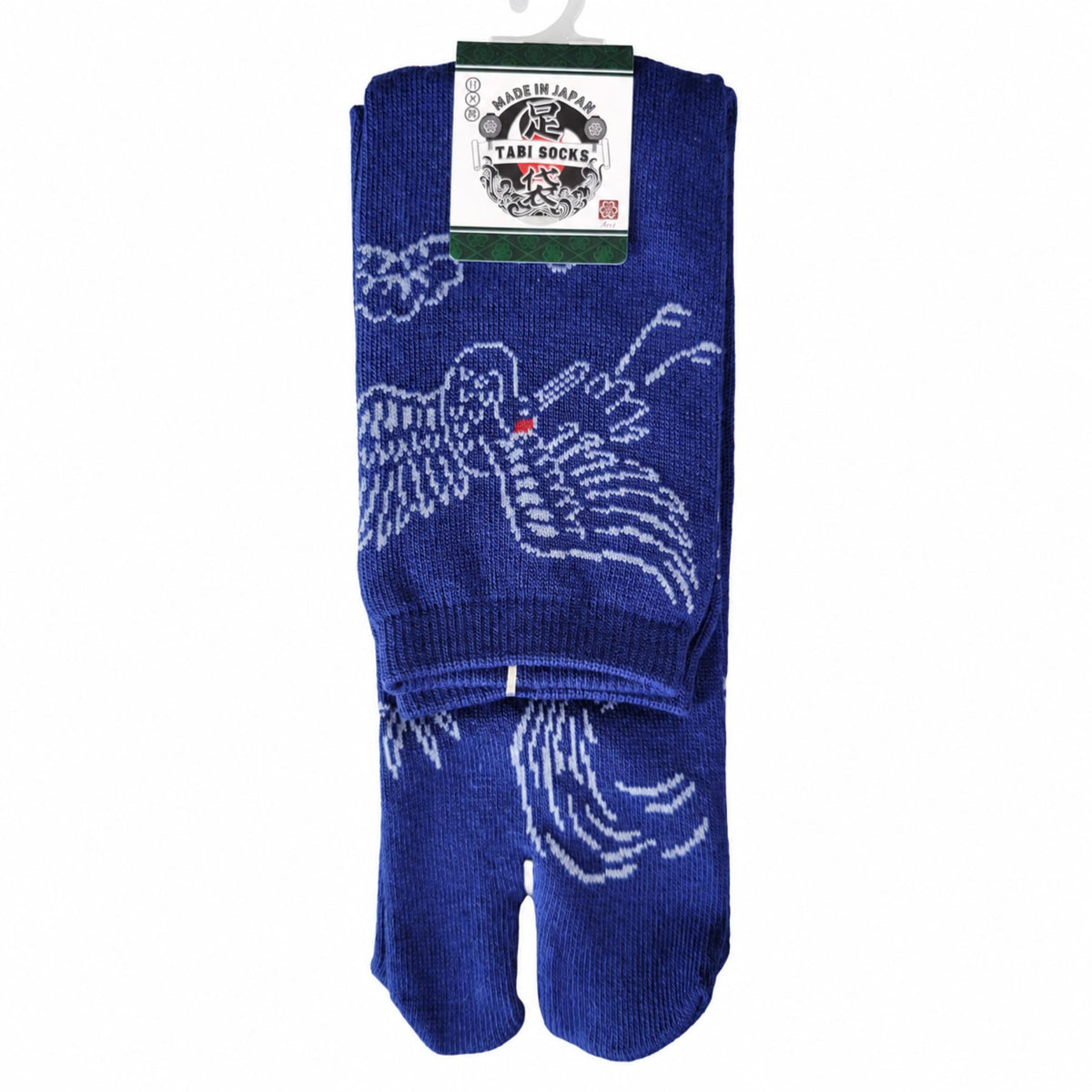Chaussettes Japonaises Tabi - Grue et Tortue - Taille EU 40 - 45
