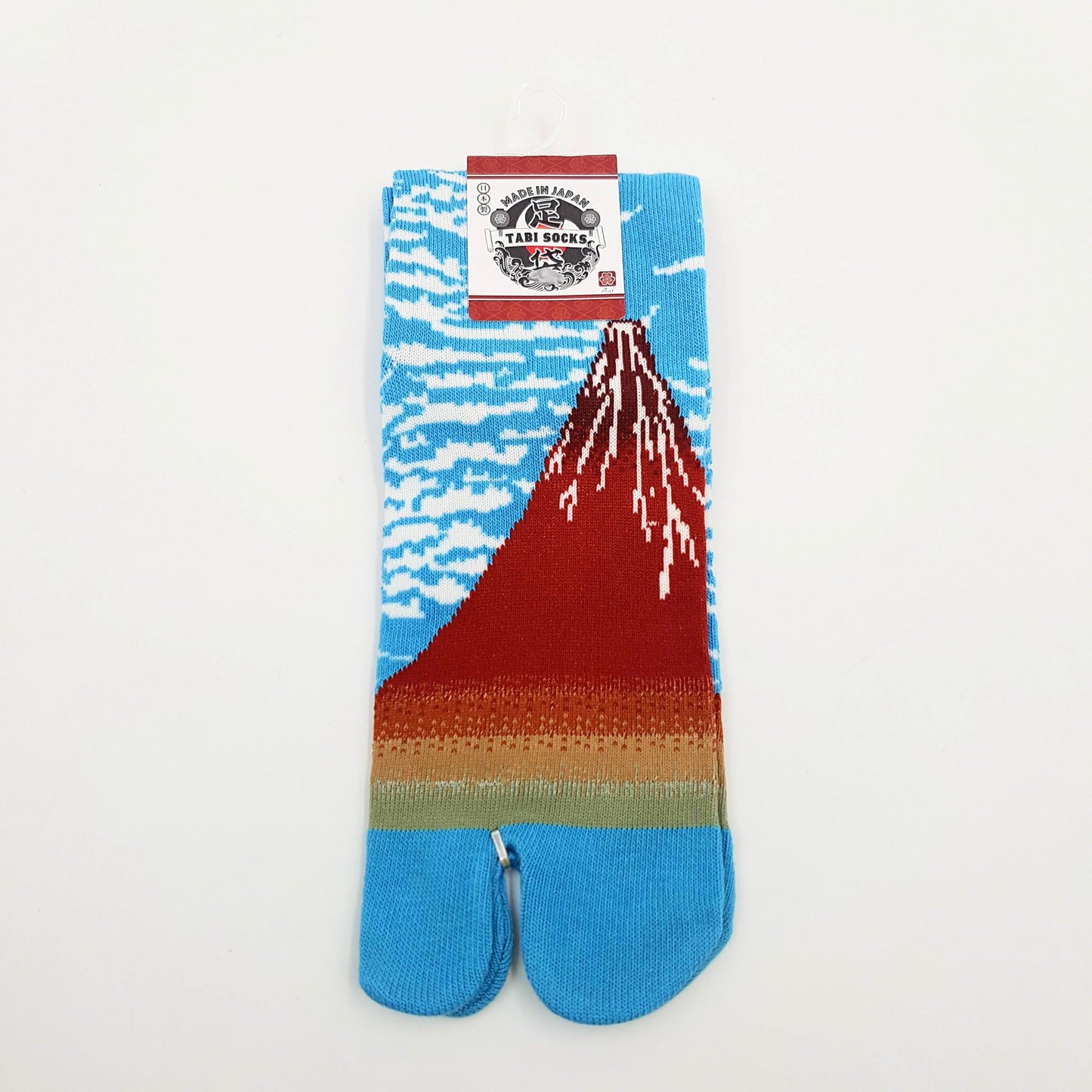 Chaussettes Japonaises Tabi en Coton - Mont Fuji