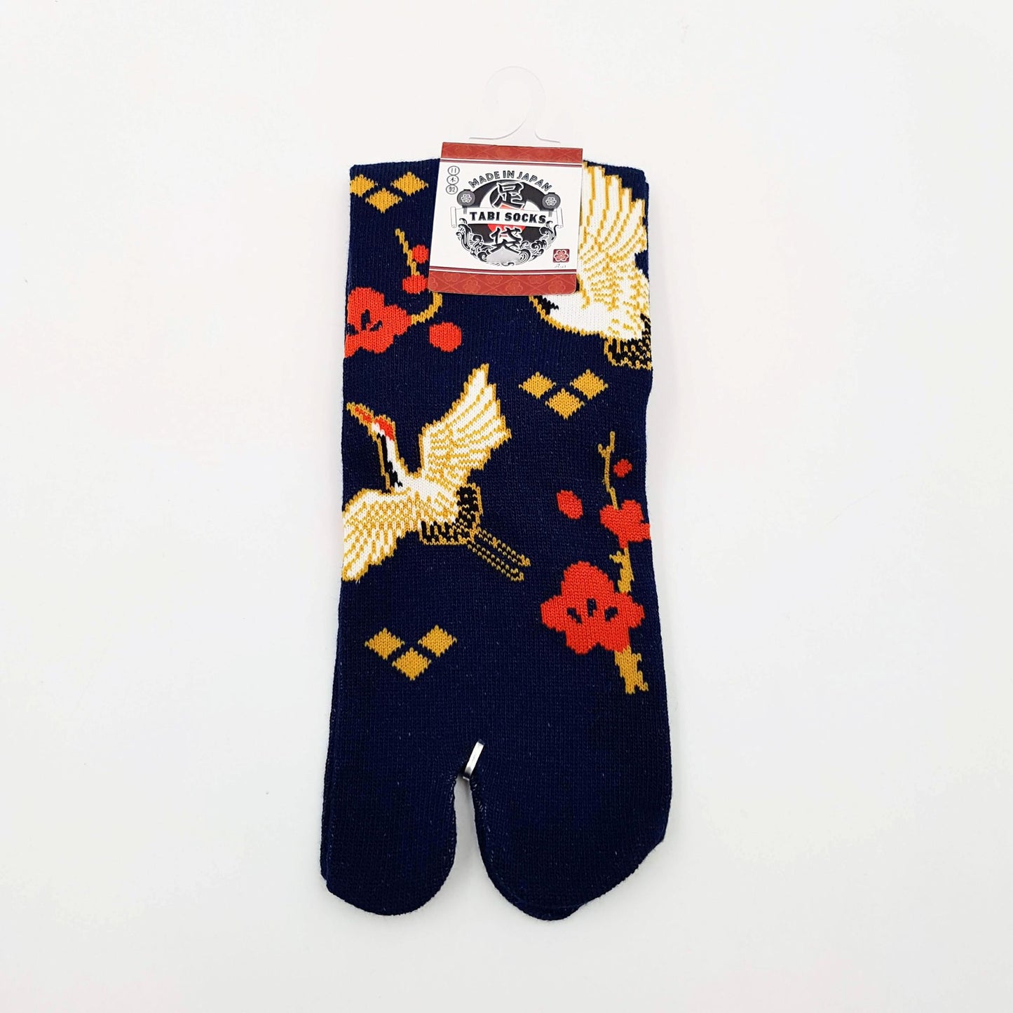 Chaussettes Japonaises Tabi en Coton - Grue