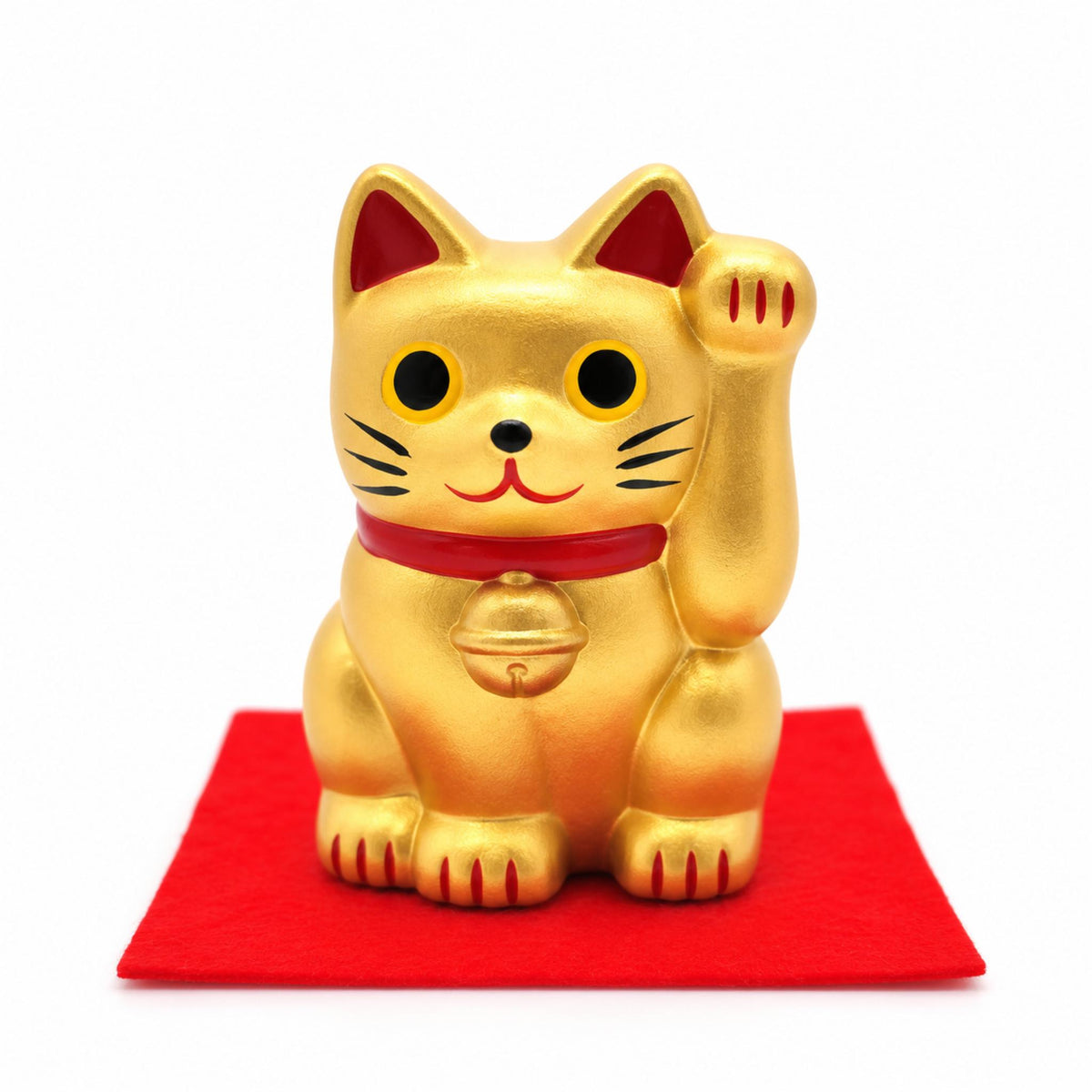 Maneki-neko en céramique – Blanc, Noir ou Or