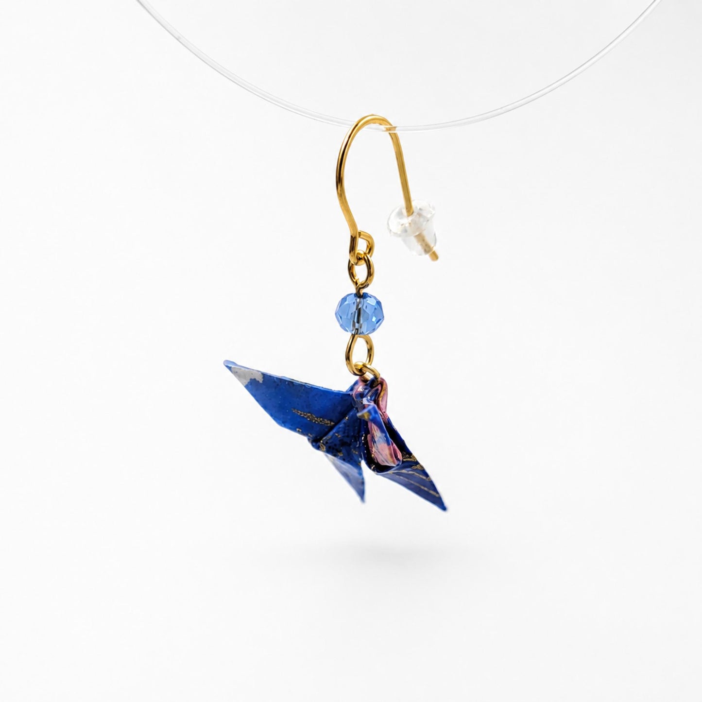 Boucle d'oreille japonaise Origami papillons MUK