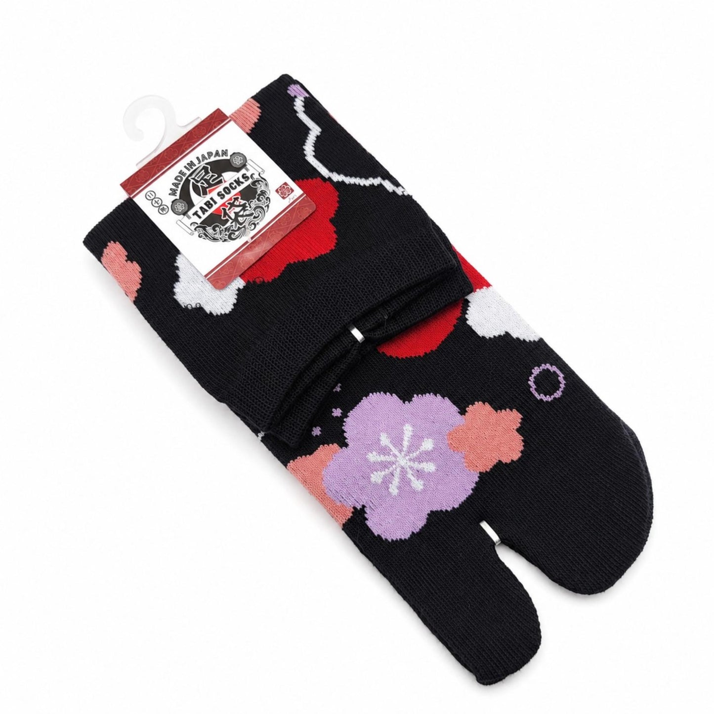 Chaussettes Japonaises Tabi - Motif UME Taille EU34-40