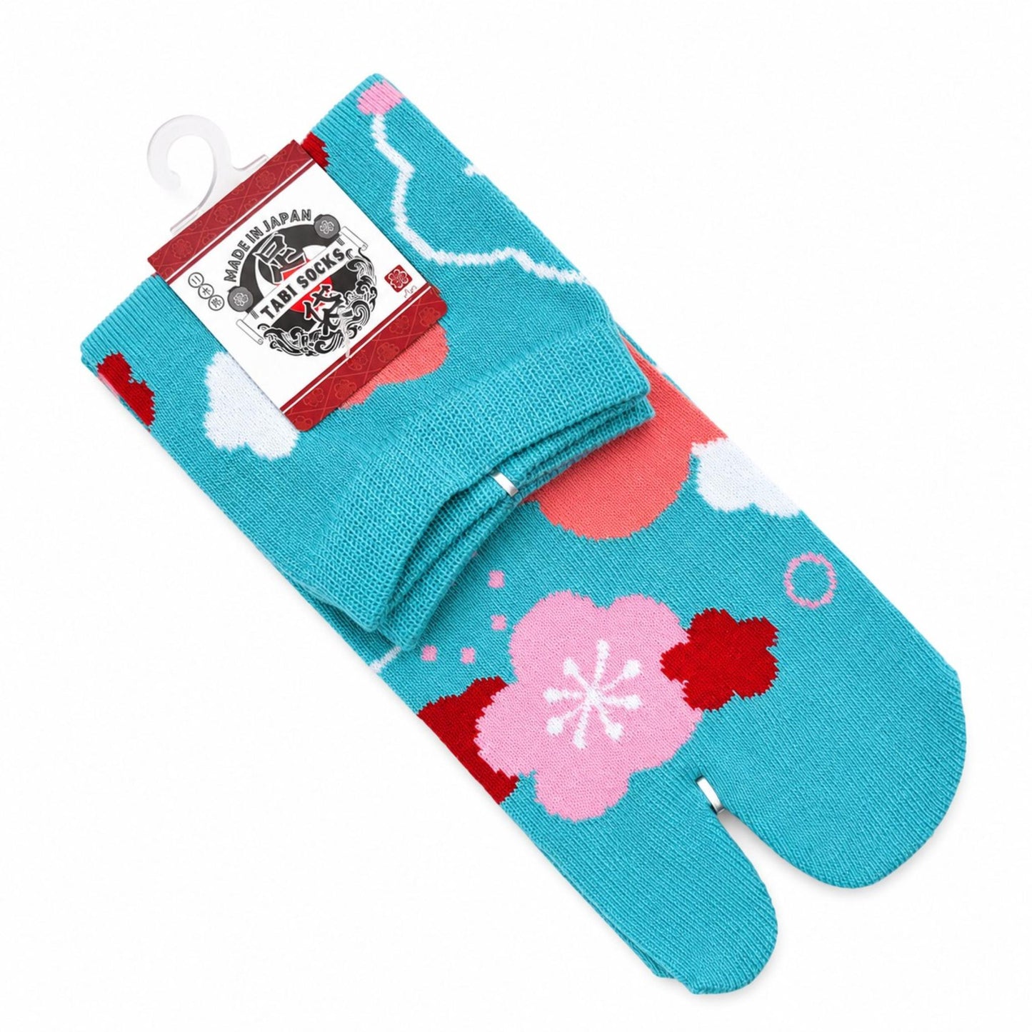 Chaussettes Japonaises Tabi - Motif UME Taille EU34-40