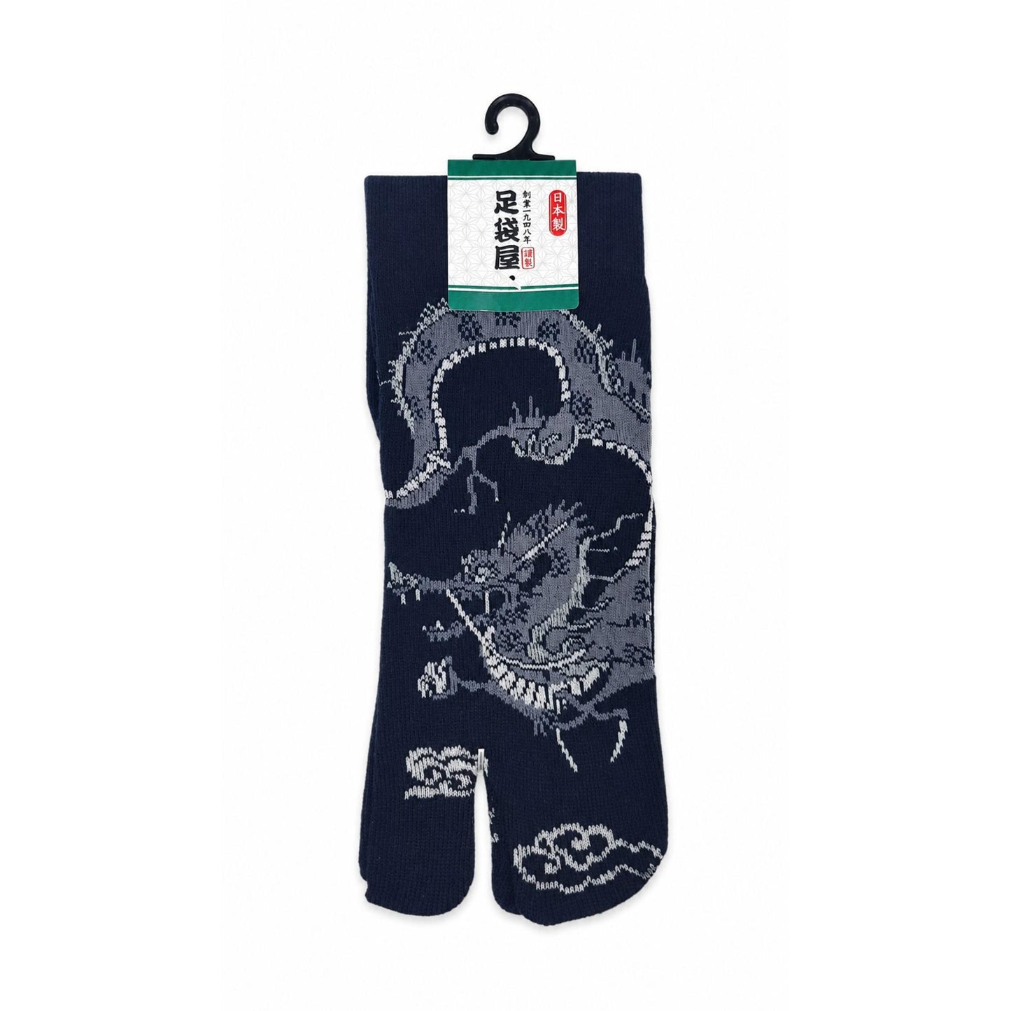 Chaussettes Japonaises Tabi en Coton et Motif Dragon Taille 40-45