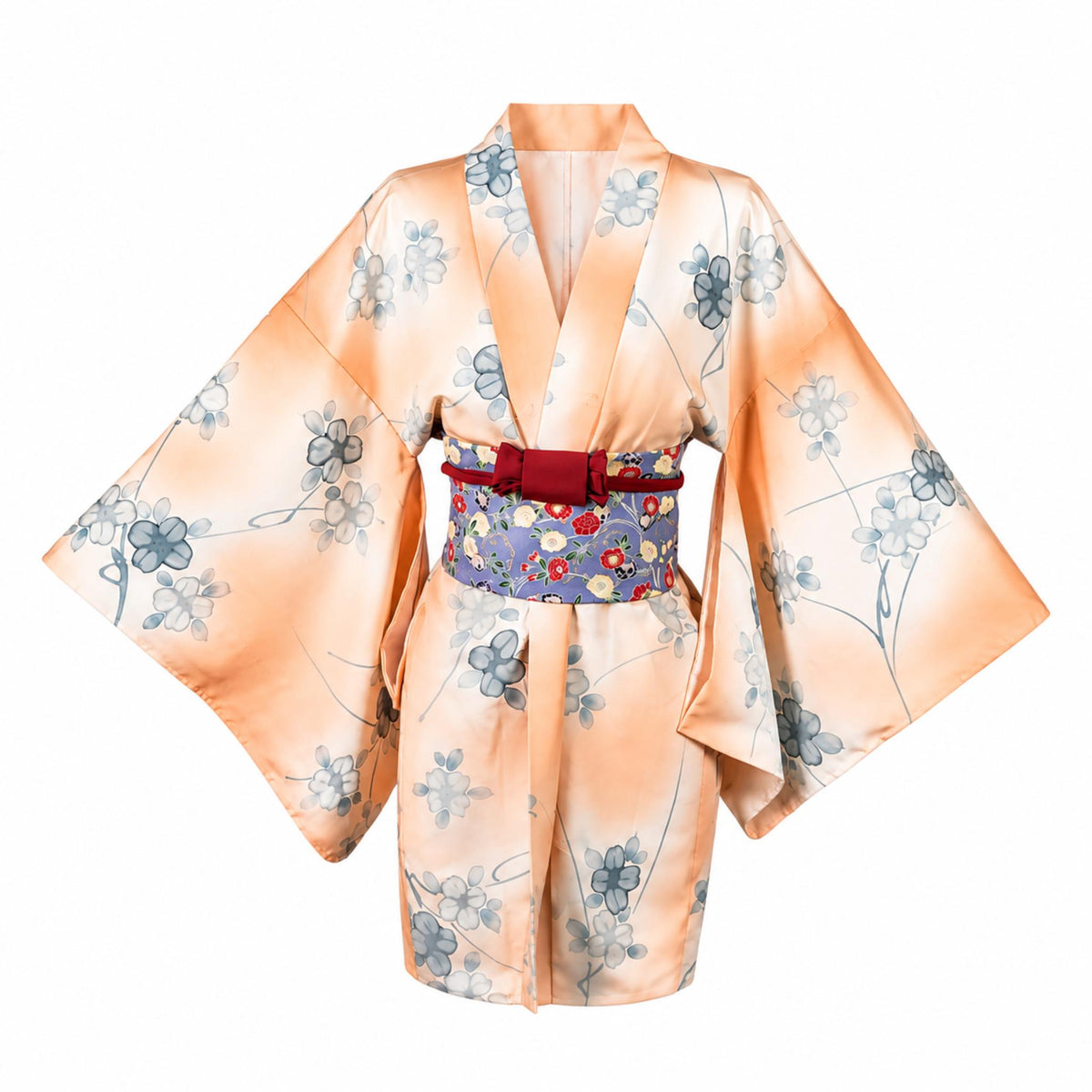 Ceinture réversible Musubi en coton - Fleur