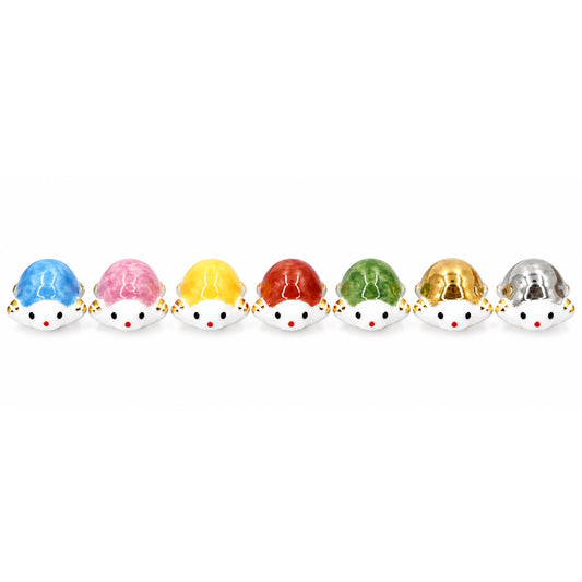 Set de 7 Mini Figurines Kawaii Porte-Bonheur - Tortue