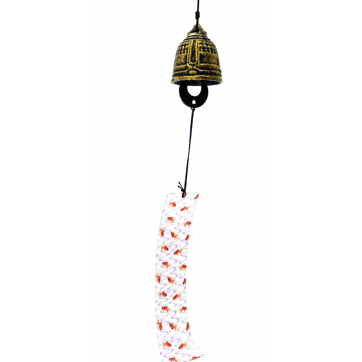 Japanese Cast Iron Furin – Buddhist Bell Motif