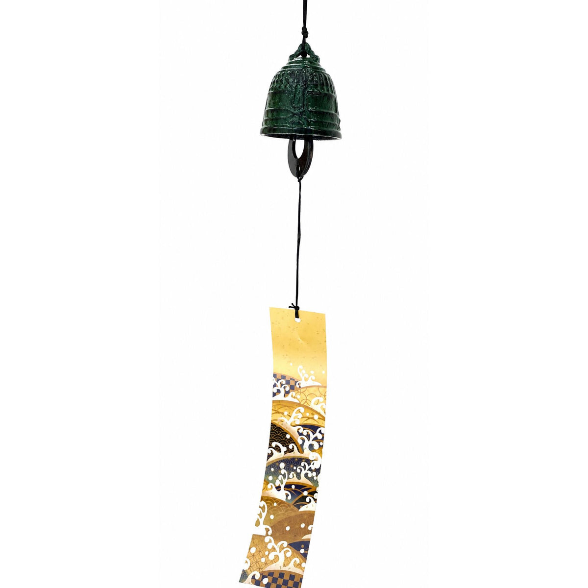 Japanese Cast Iron Furin – Buddhist Bell Motif