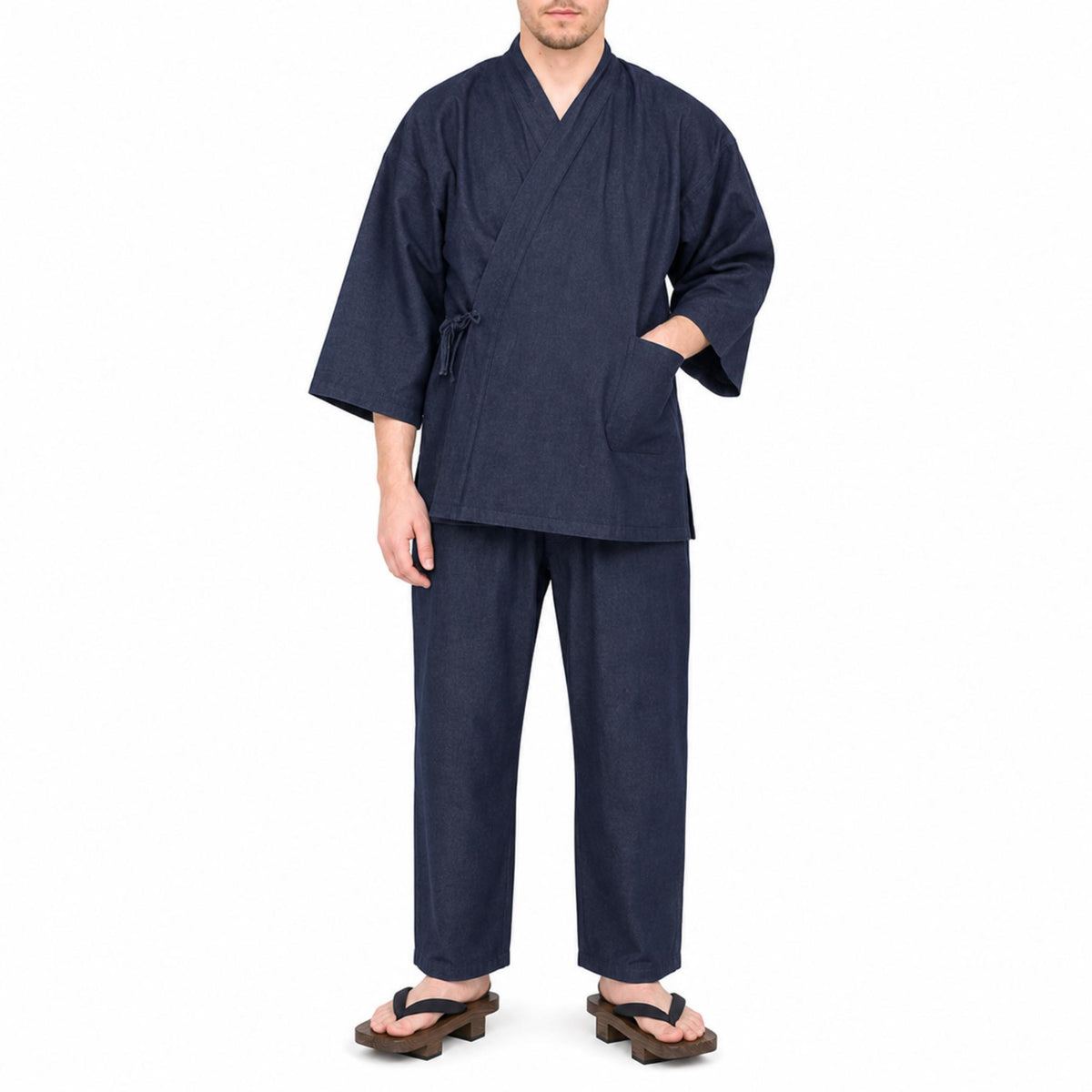 Samue - Ensemble de travail japonais - Denim
