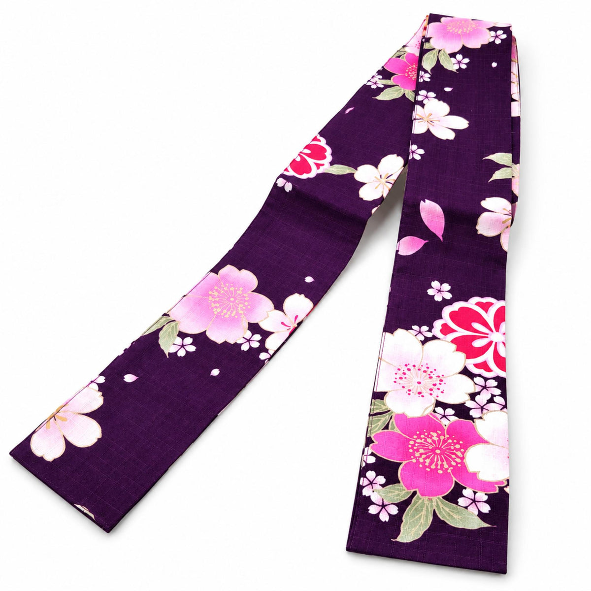 Yukata femme – Kimono japonais 100% coton – Fleurs de cerisier