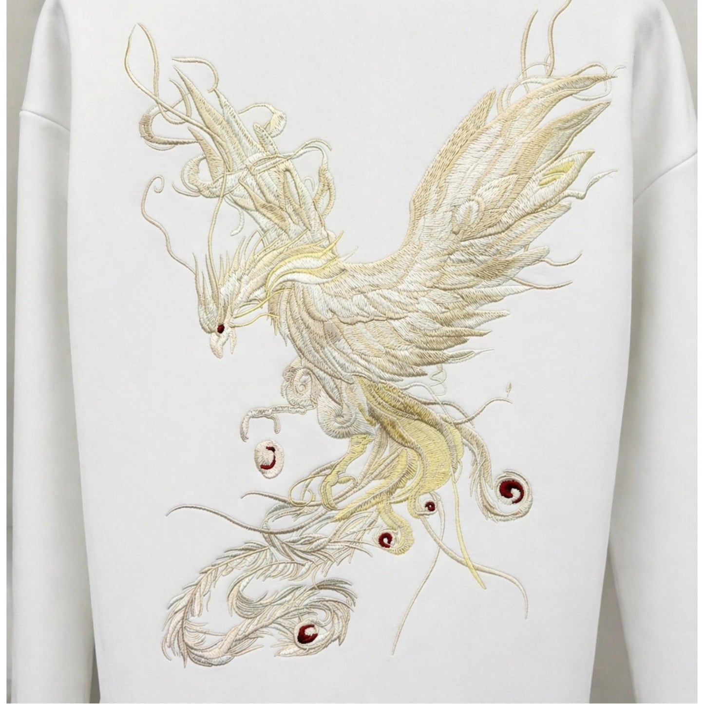 Hoodie Phénix Céleste - White