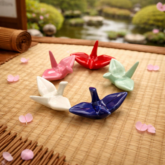 Origami Crane Chopstick Rest