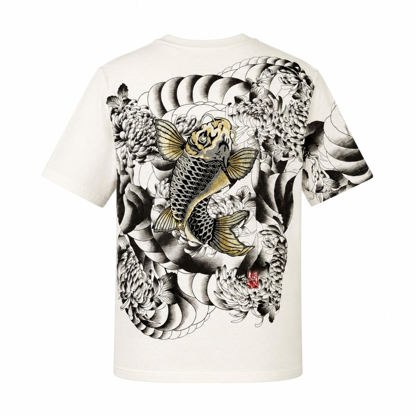 T-shirt à manches courtes - Koi -Blanc