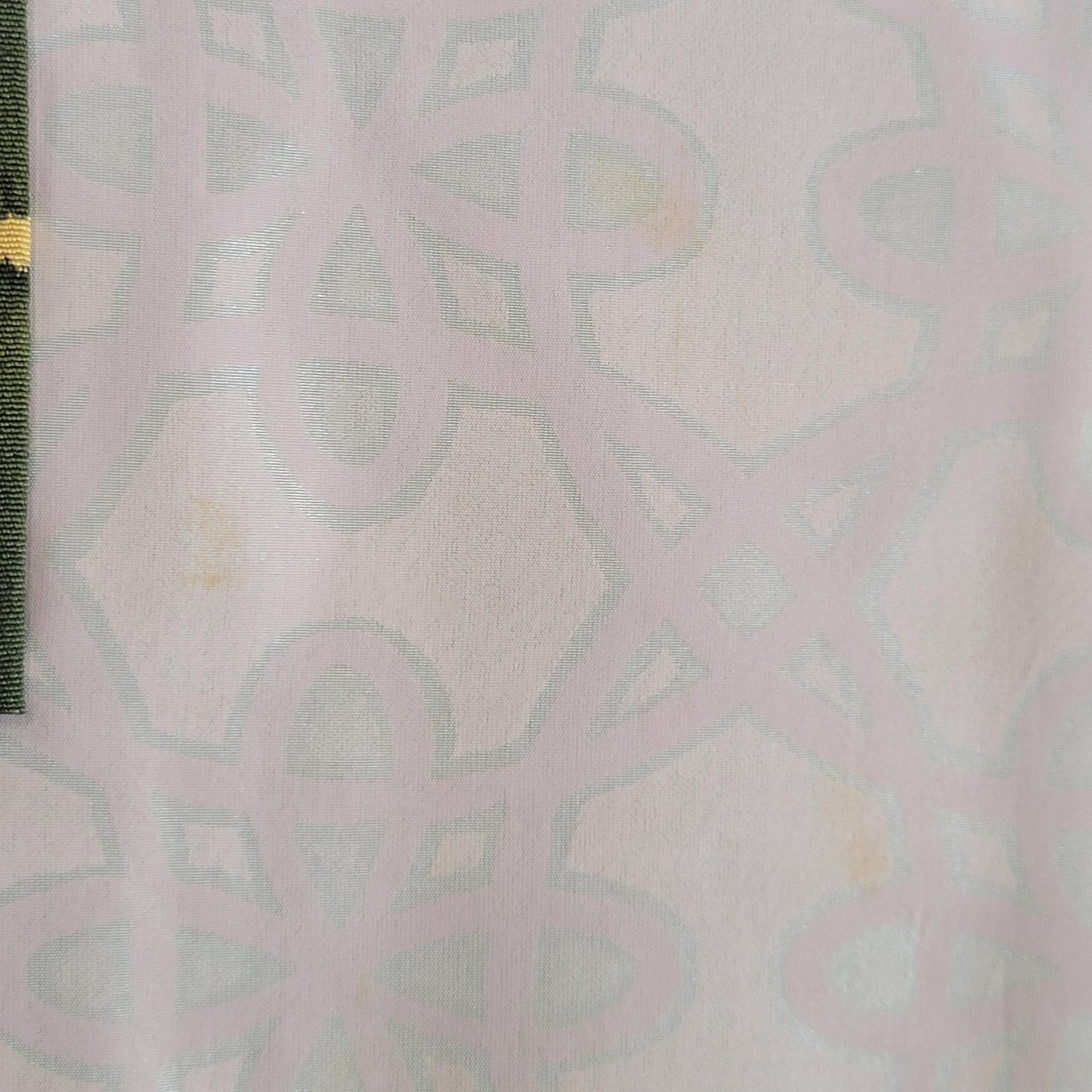 Vintage Japanese Silk Haori Jacket - Authentic Kimono Robe [Striped Rose]