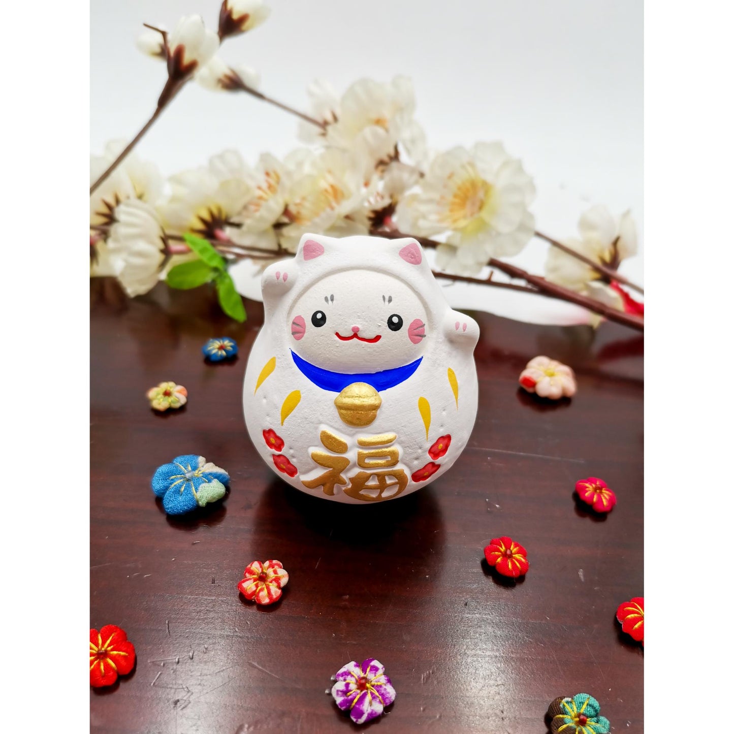 Figurine Daruma Chat