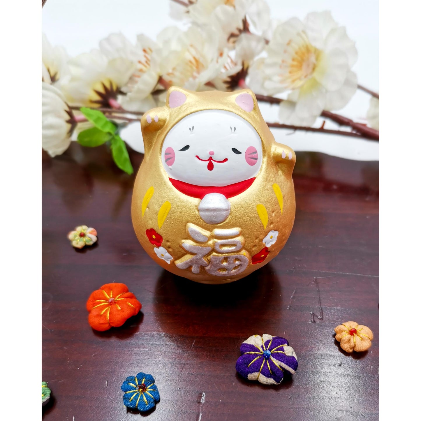 Figurine Daruma Chat