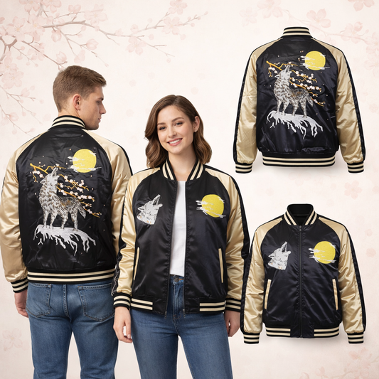 Sukajan Gin Dragon- Black