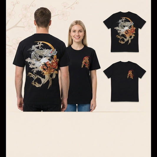 Black short sleeve t-shirt - Phoenix