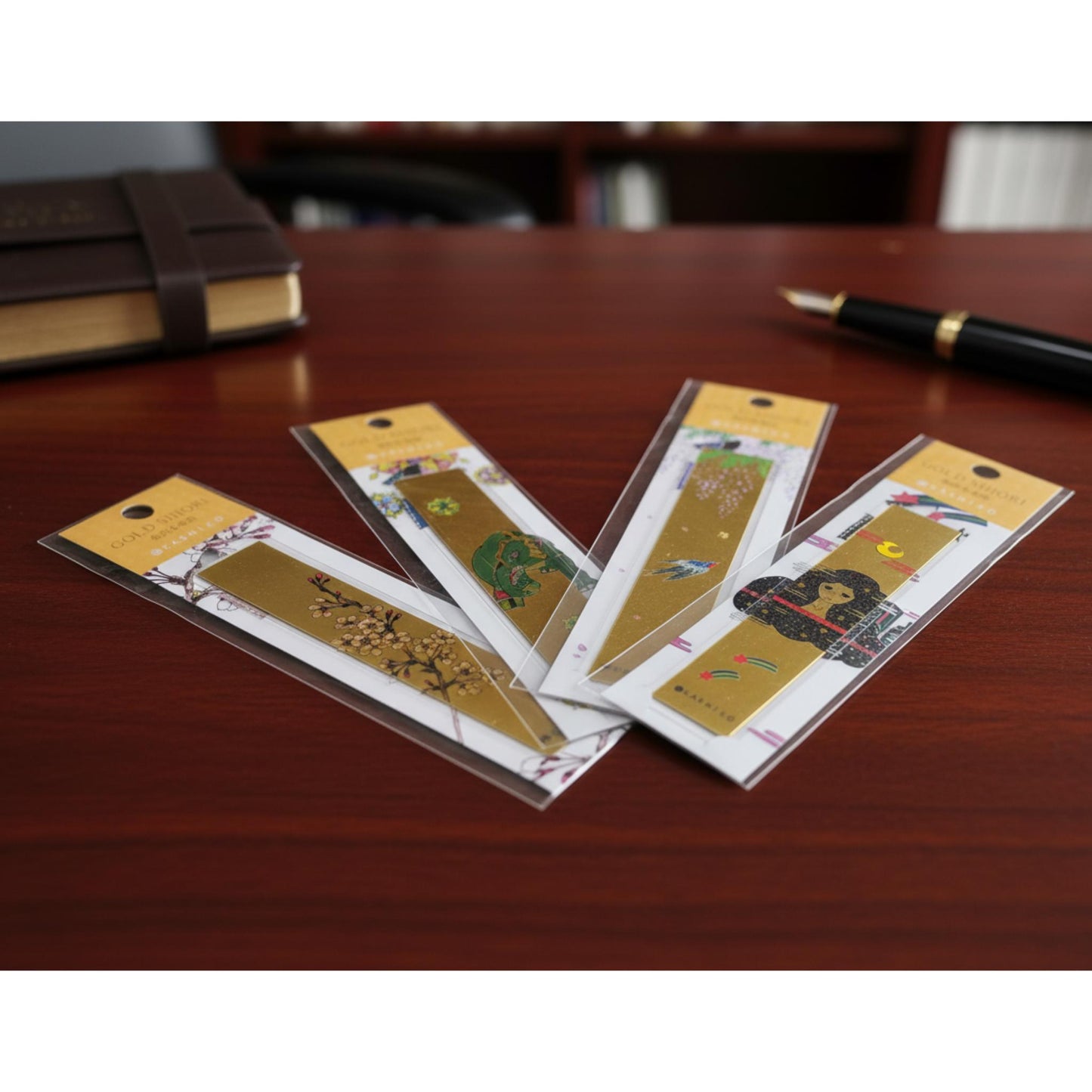 Gold Shiori - Marque Page - 4 designs