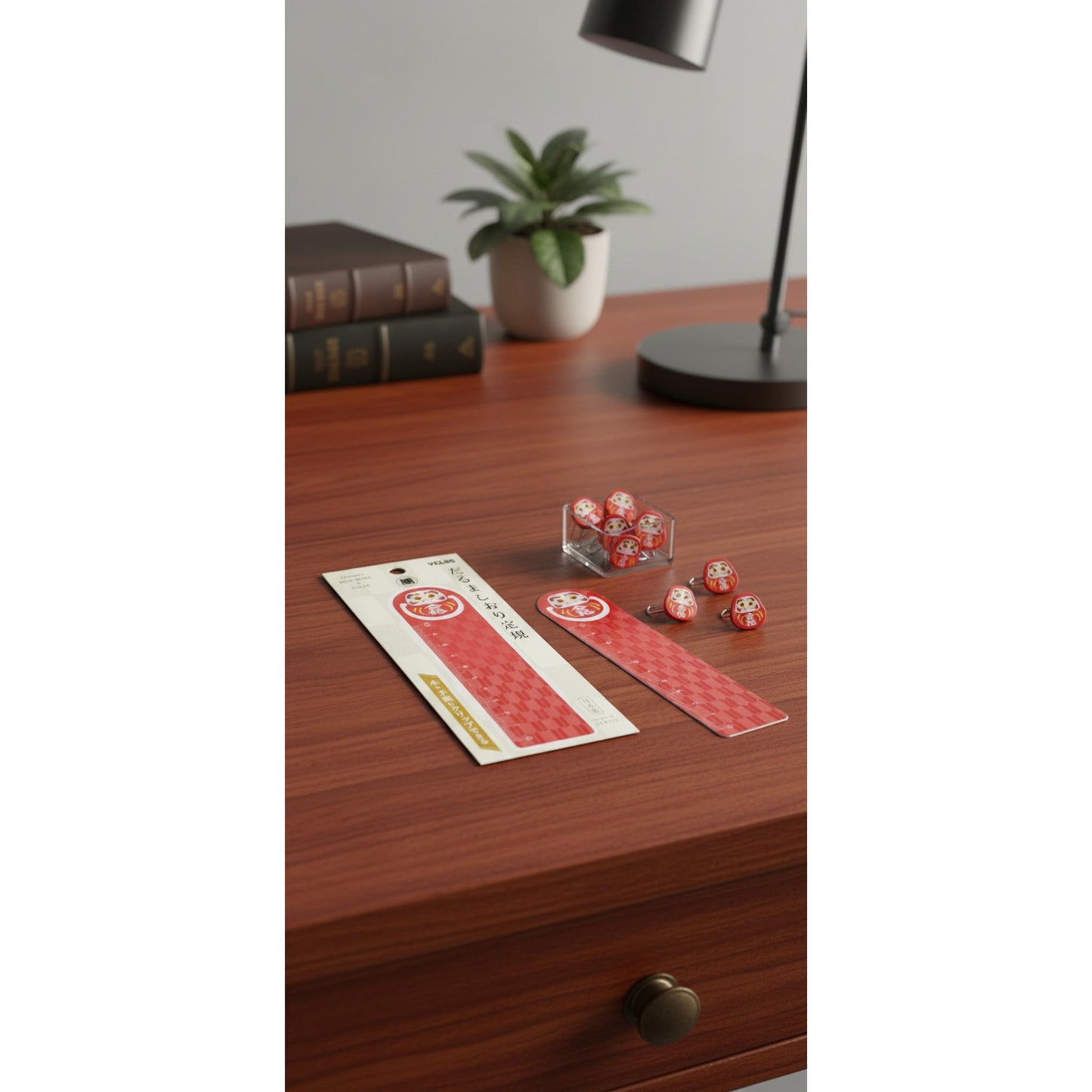 Daruma Bookmark Ruler - 4 Designs