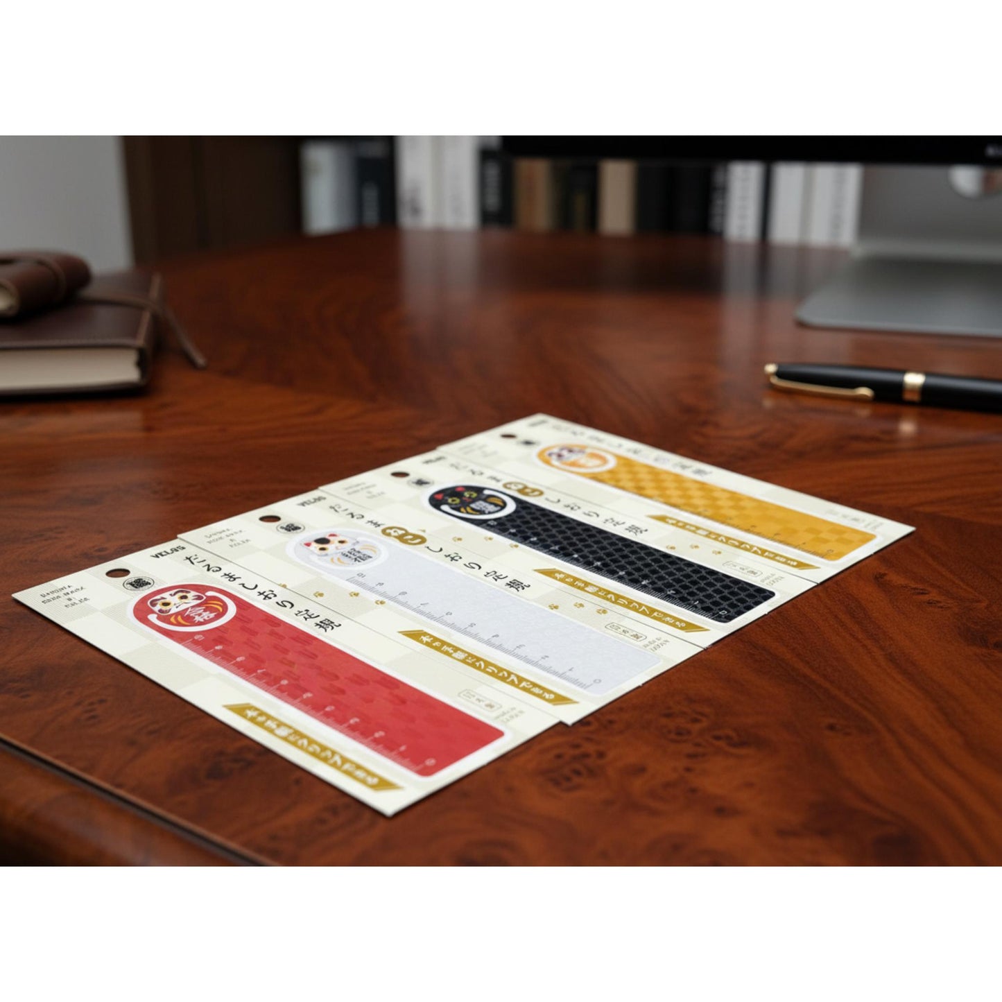 Daruma Bookmark Ruler - 4 Designs