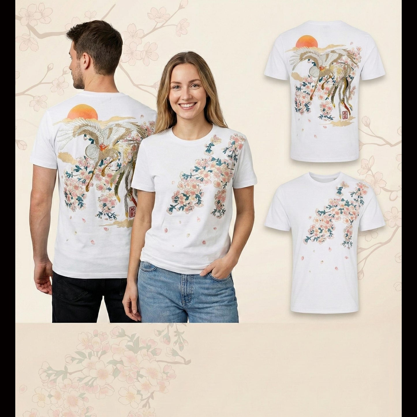 White short sleeve t-shirt - Phoenix