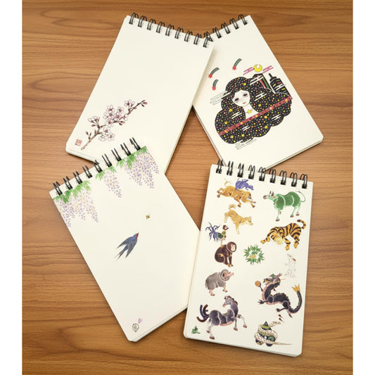 Spiral Notebooks - 4 designs