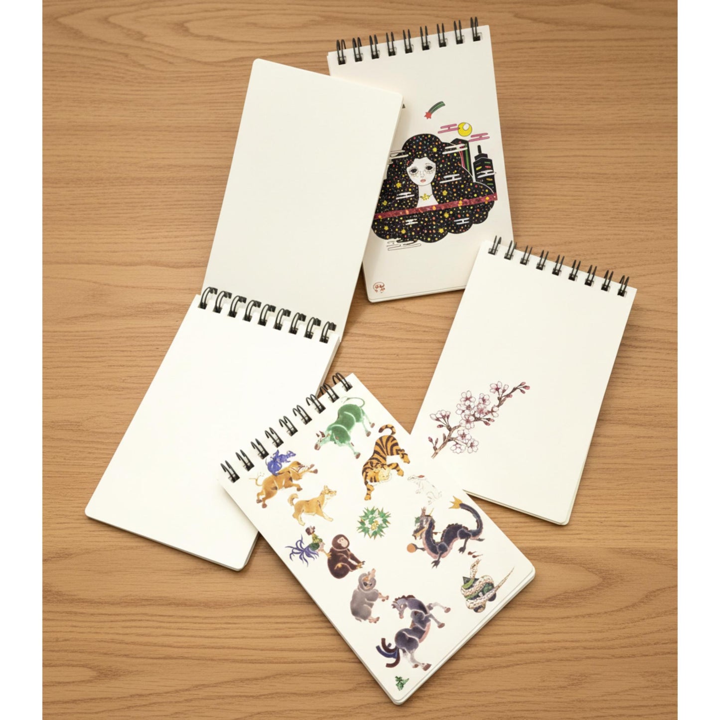 Spiral Notebooks - 4 designs