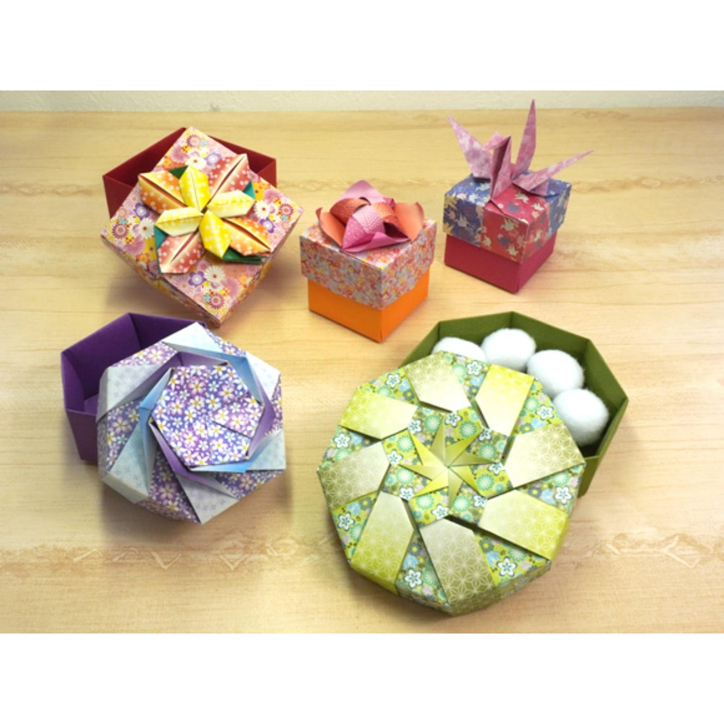 Set d'Origami "Petites Boîtes"