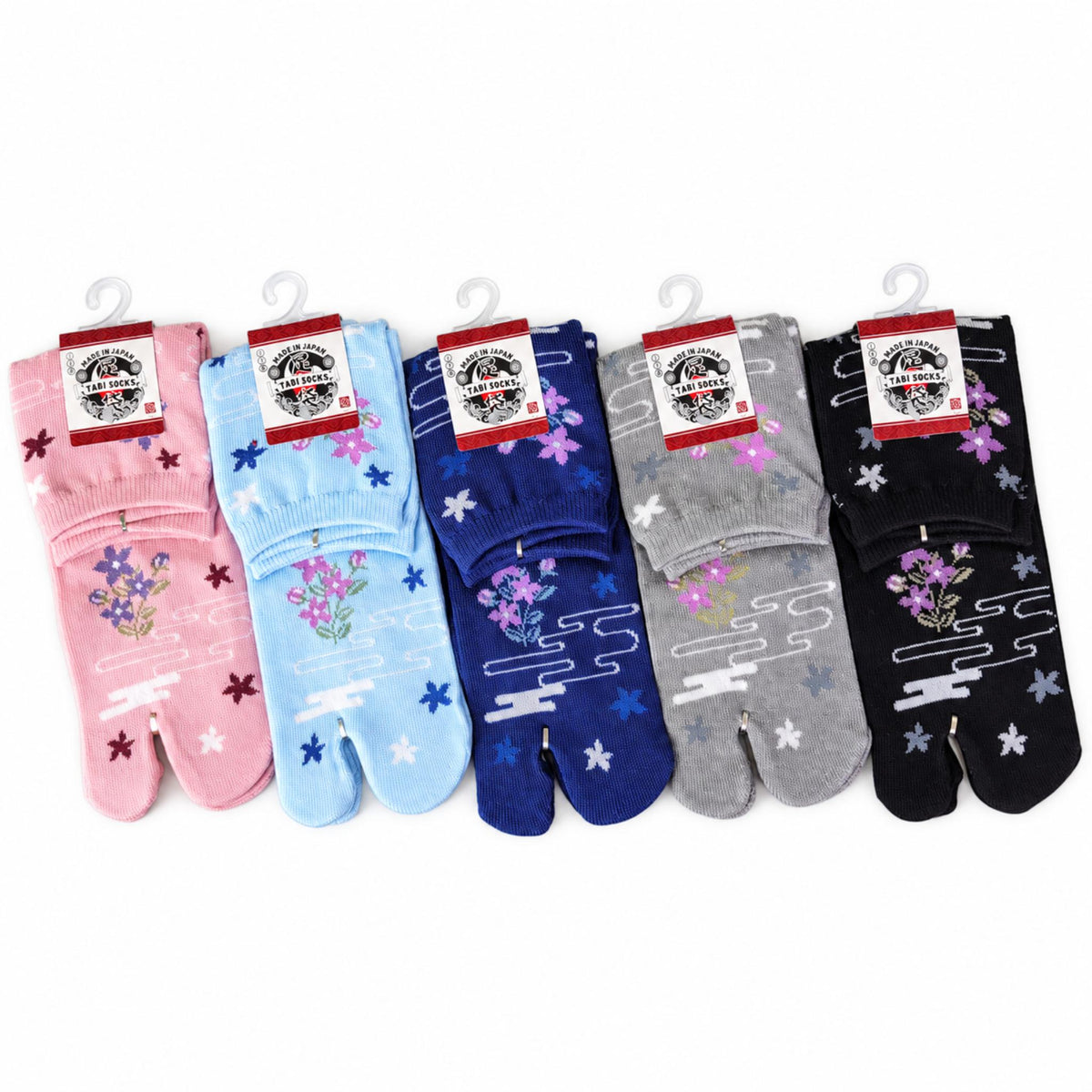 Chaussettes Japonaises Tabi - Fleur Etoilee - Taille EU 34-40