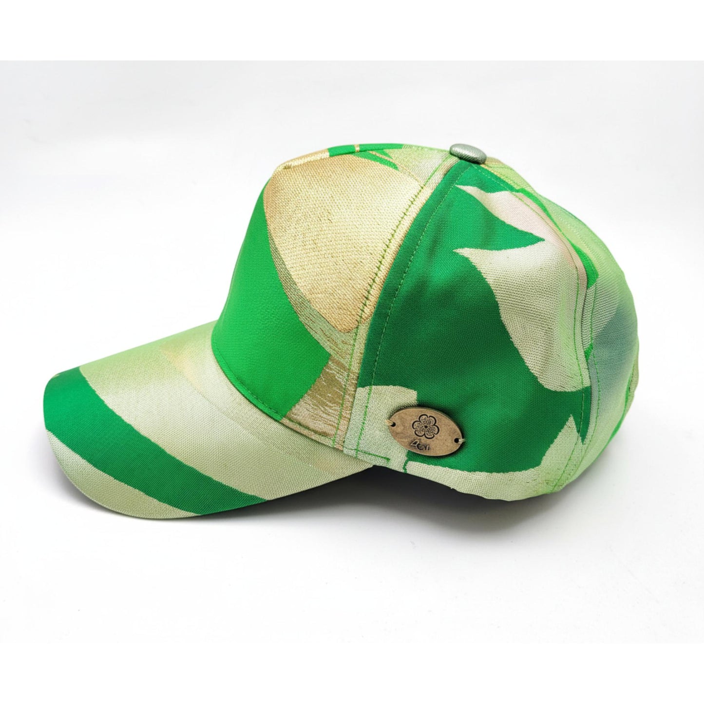 OBI Cap - Green Japanese Pattern