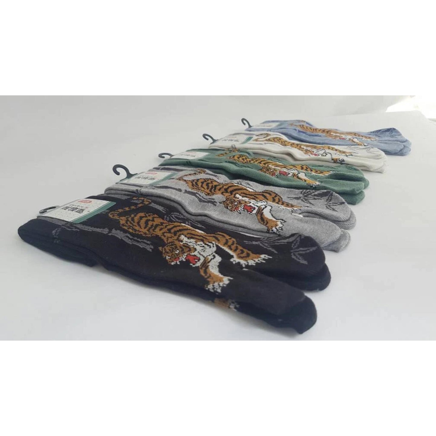 Chaussettes Japonaises Tabi en coton - Tigre Taille Large