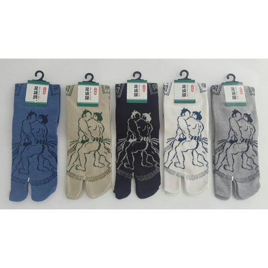 Chaussettes Japonaises Tabi en coton - Sumotori Combat Taille Large