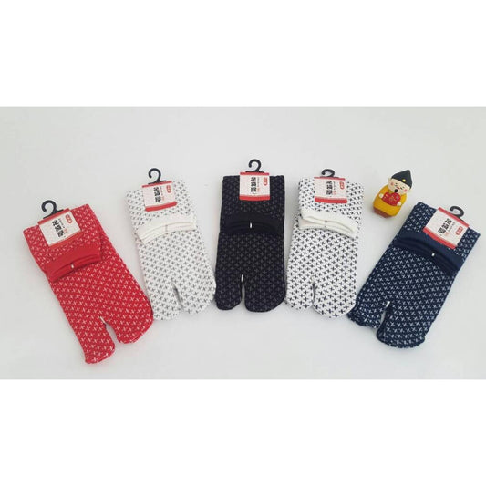 Chaussettes Japonaises Tabi en coton - Sashiko