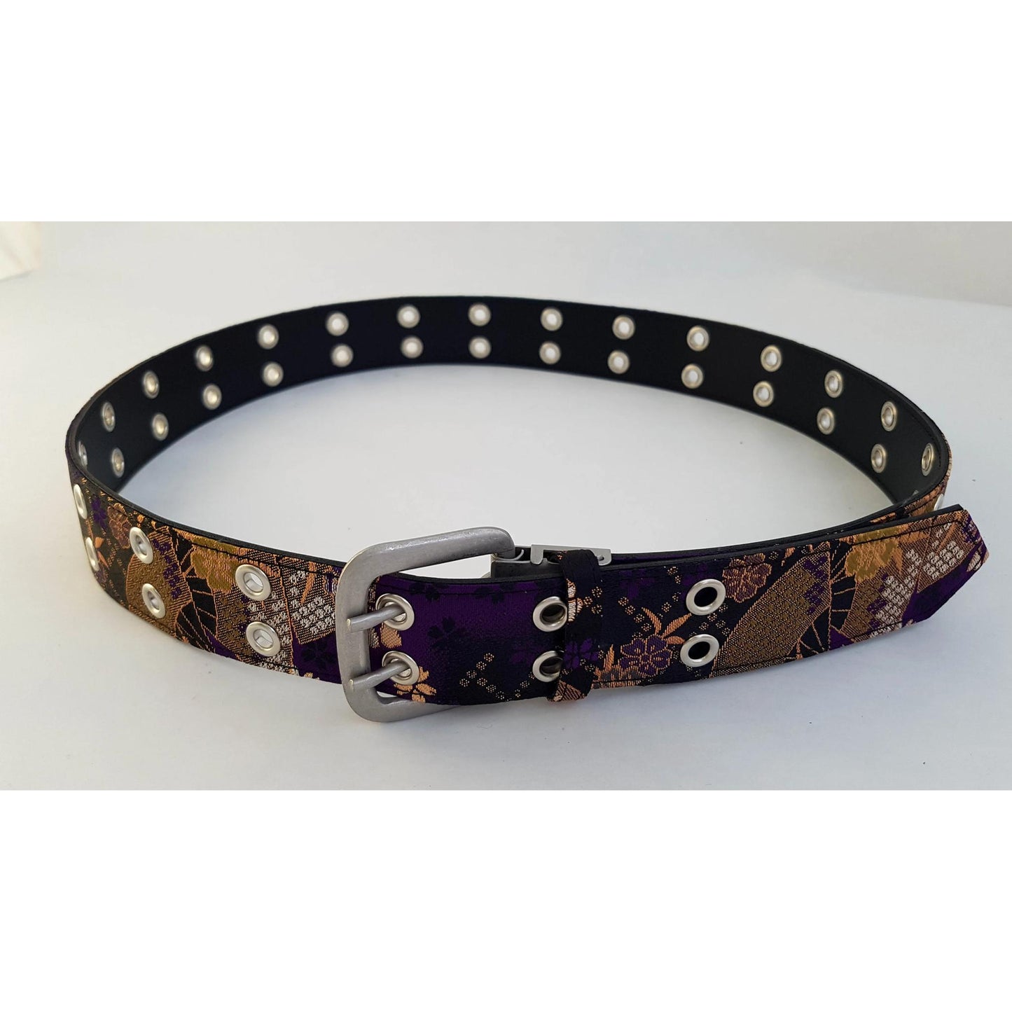 Ceinture japonaise Wagara et Kinran - Violet