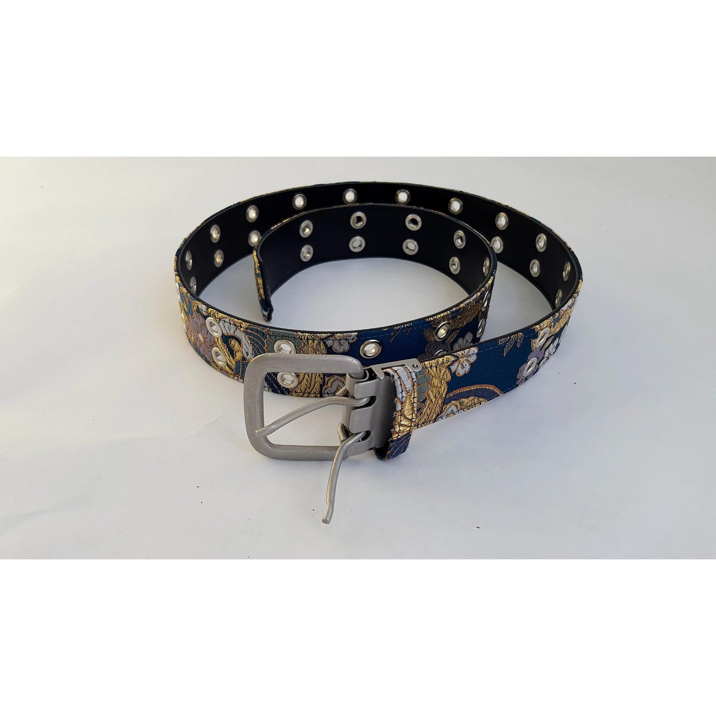 Ceinture japonaise Wagara et Kinran - Bleu