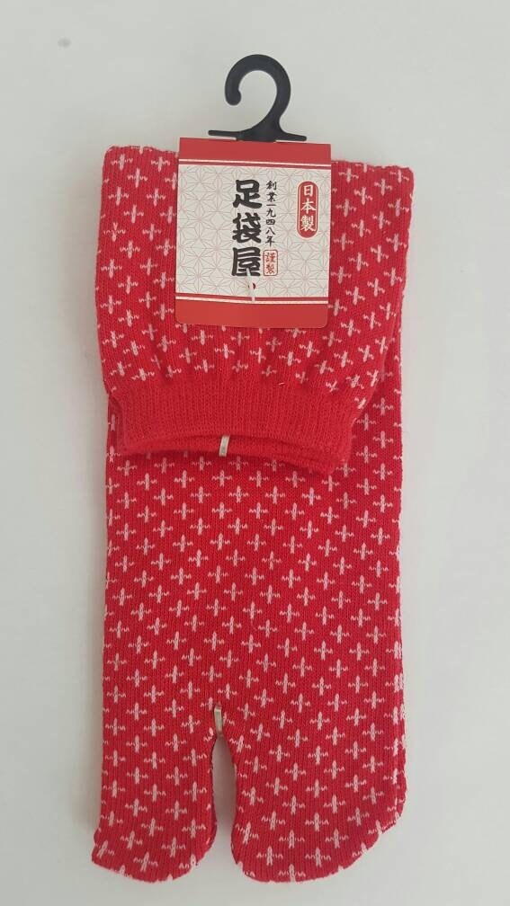 Chaussettes Japonaises Tabi en coton - Sashiko