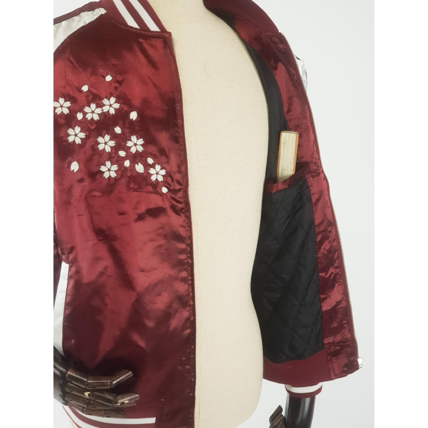 Sukajan Koi and Dragon - Navy