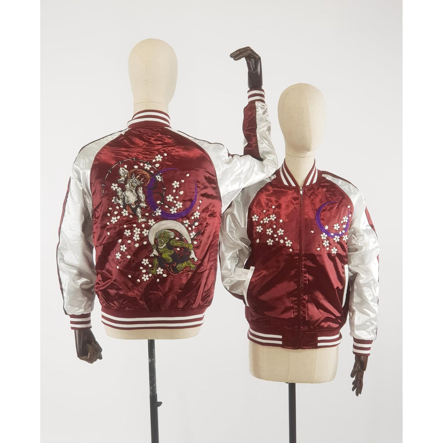 Sukajan Koi and Dragon - Navy