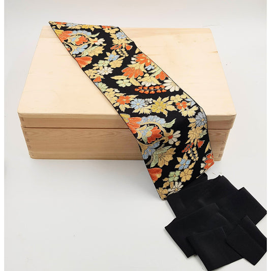 Ceinture réversible Musubi OBI - Rivière de Fleurs