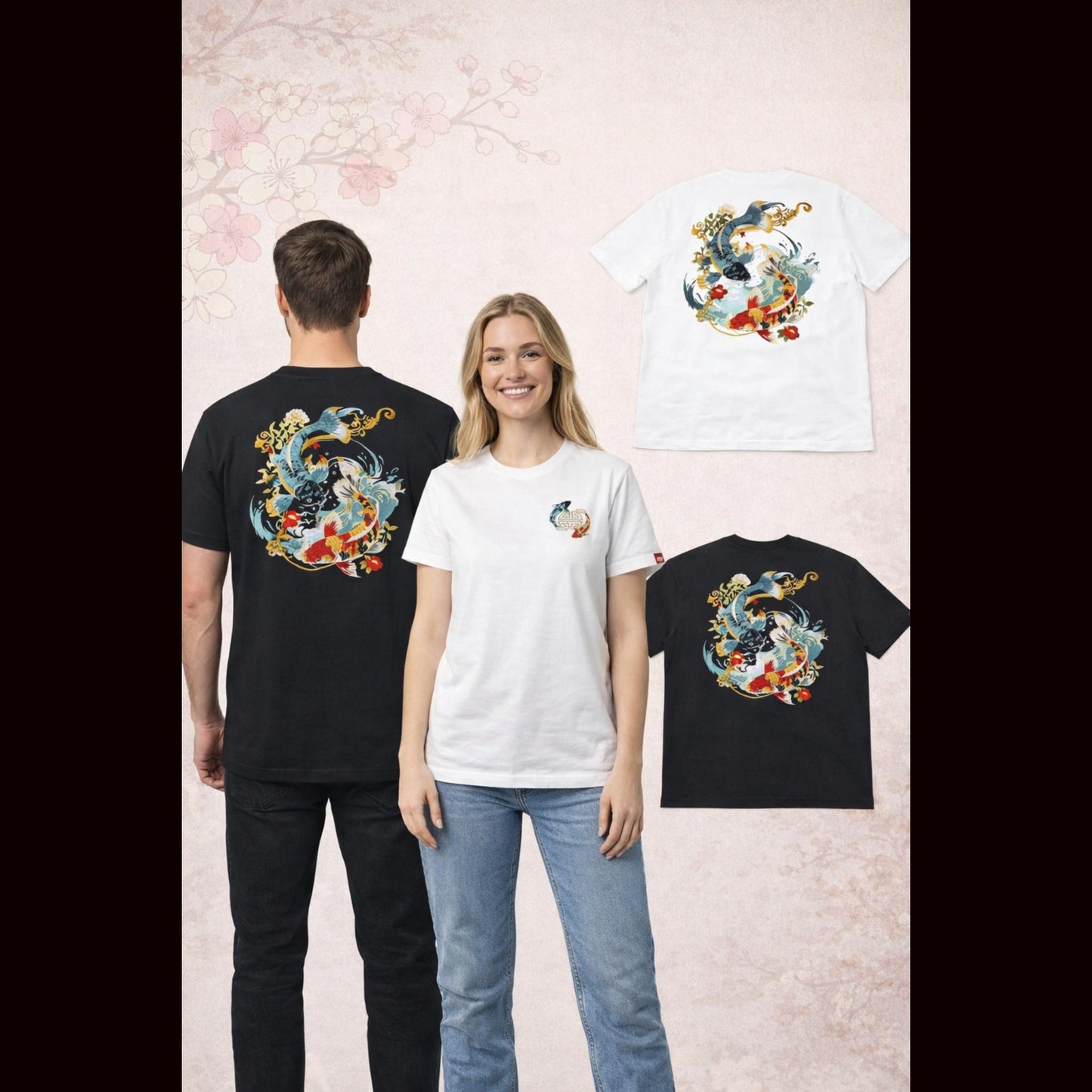 Embroidered T-shirt – Circul Koï
