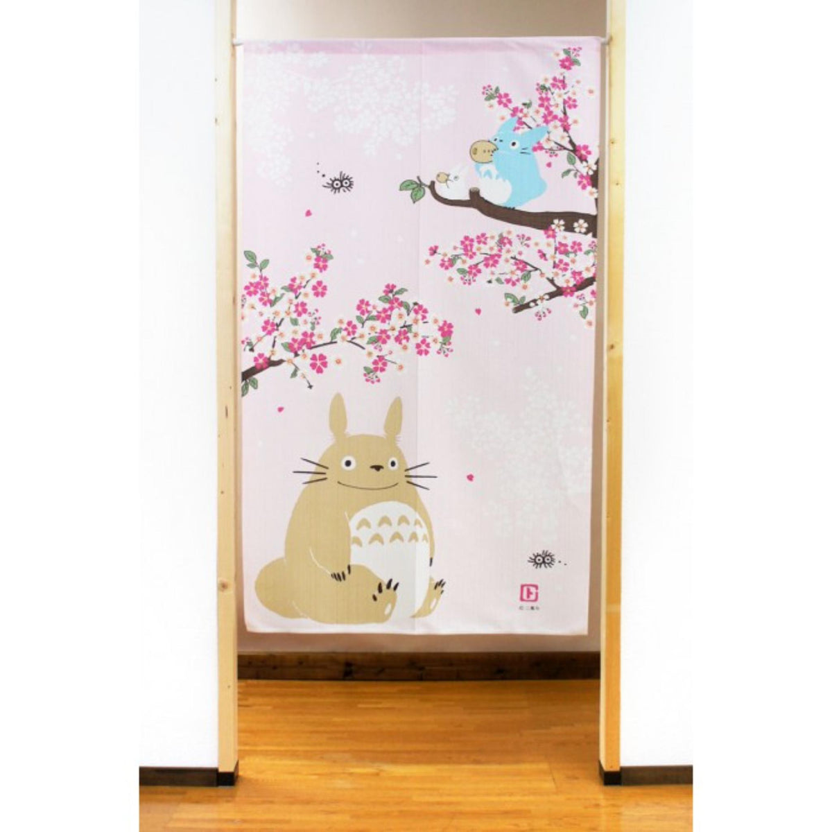 Noren rideaux de porte japonais Mon Voisin Totoro motif Sakura