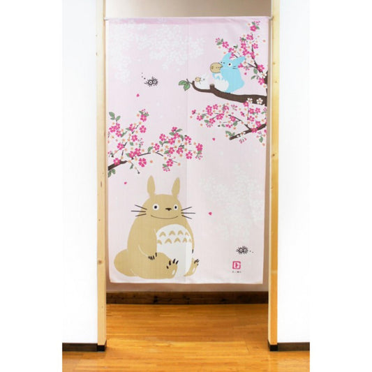 Noren rideaux de porte japonais Mon Voisin Totoro motif Sakura