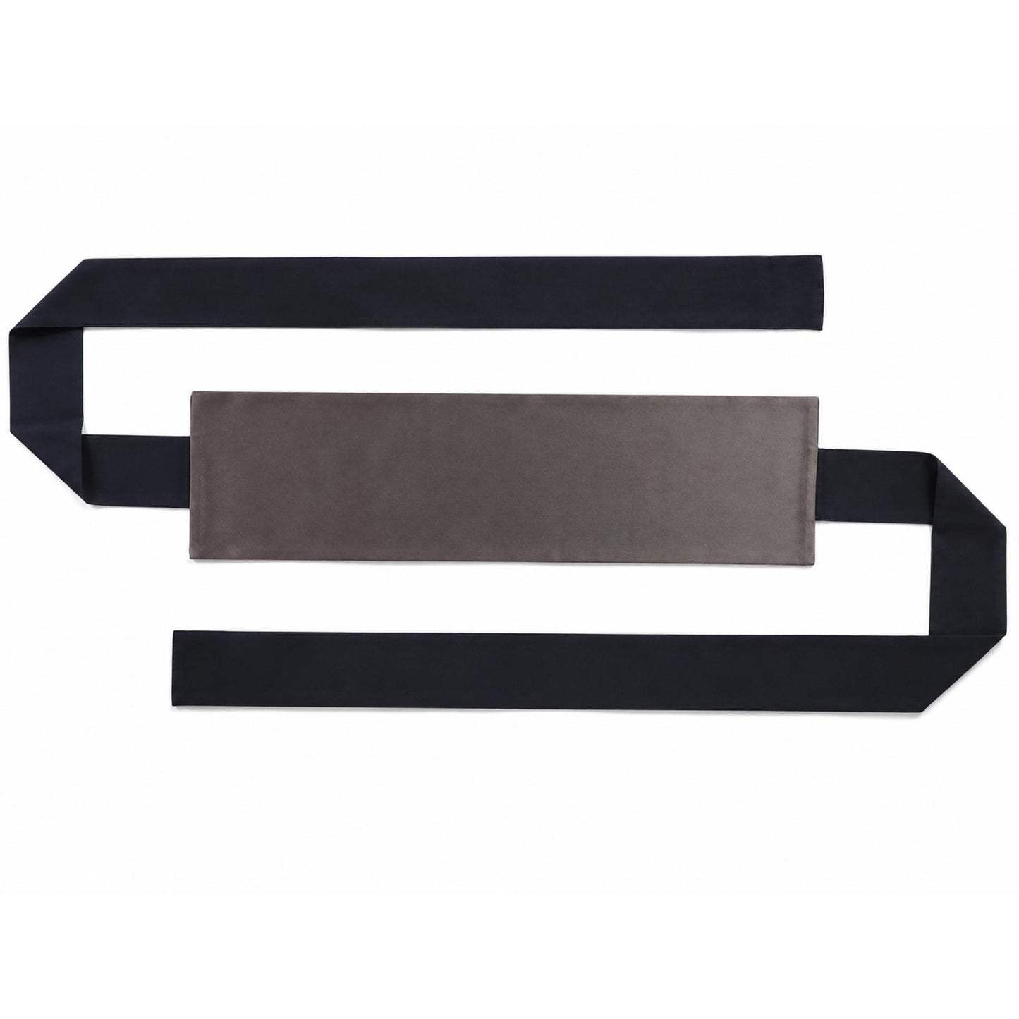Ceinture réversible Musubi en coton - Vague Gris